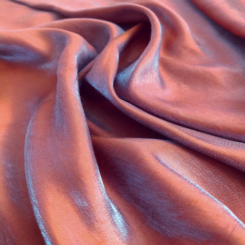 Glass Satin fabric — dyed