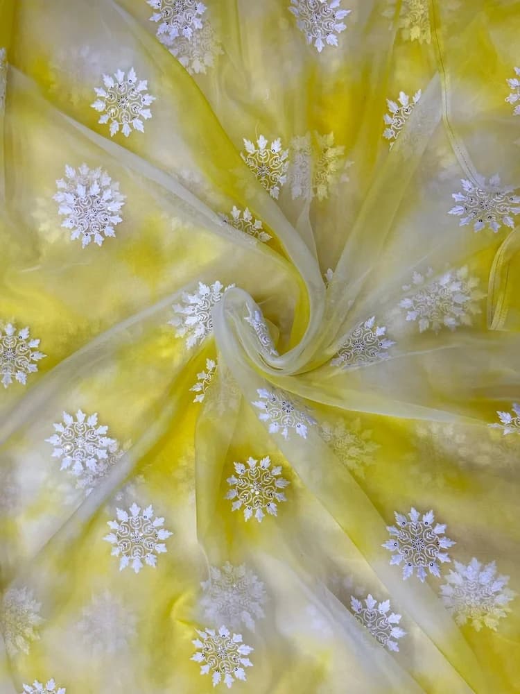 Nylon Organza fabric — dyed