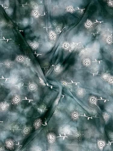 Nylon Organza fabric, dyed — view 2