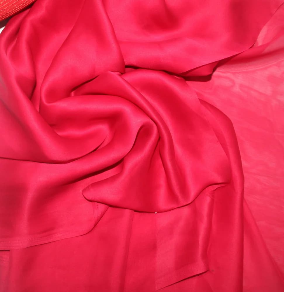 Satin Georgette fabric, dyed — view 2