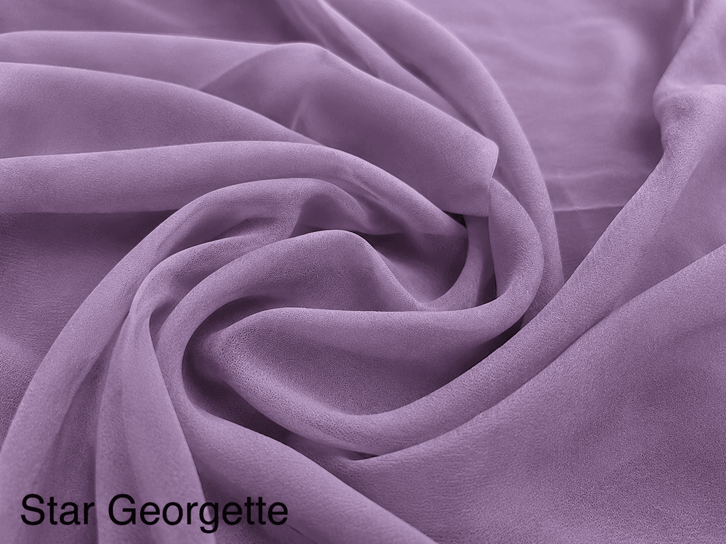 Star Georgette fabric, dyed — view 2