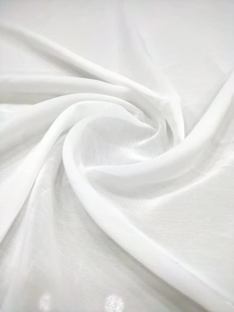 Orange Chiffon fabric — raw