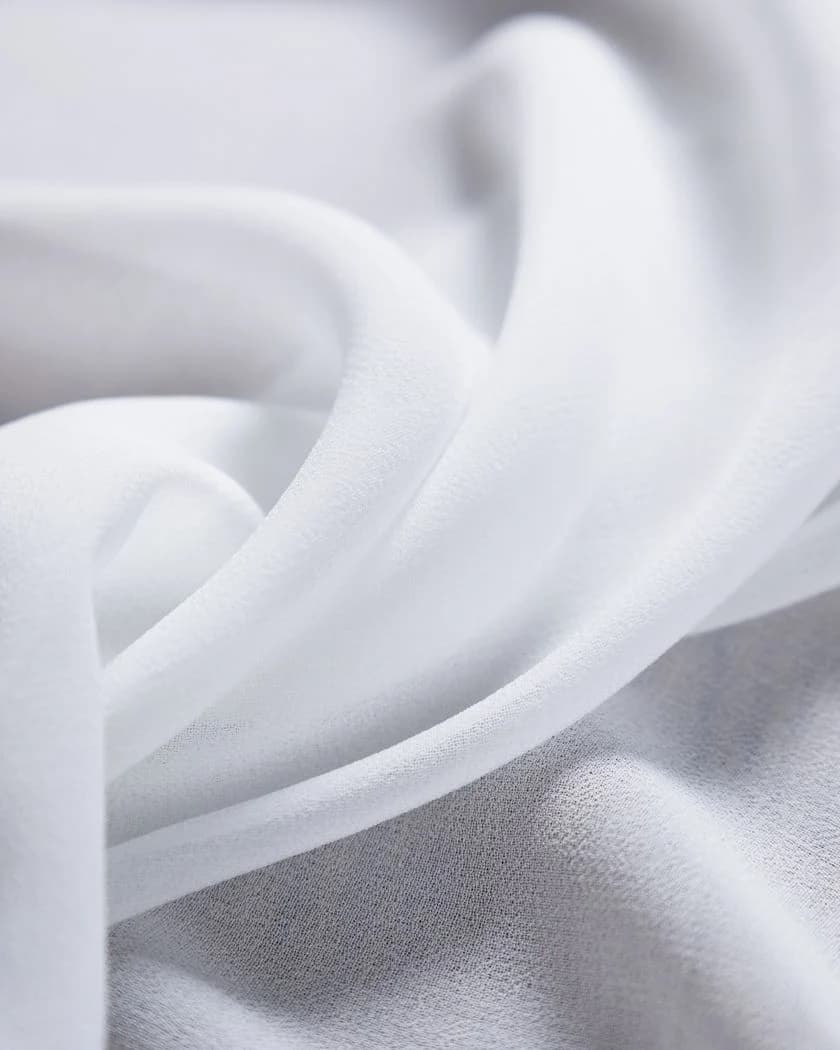 Star Georgette fabric — raw